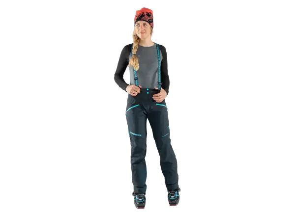 Dynafit Free Infinium Hybrid women's bib pants Blueberry