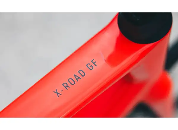 Superior X-Road 9.5 GF road bike gloss grey / orange red
