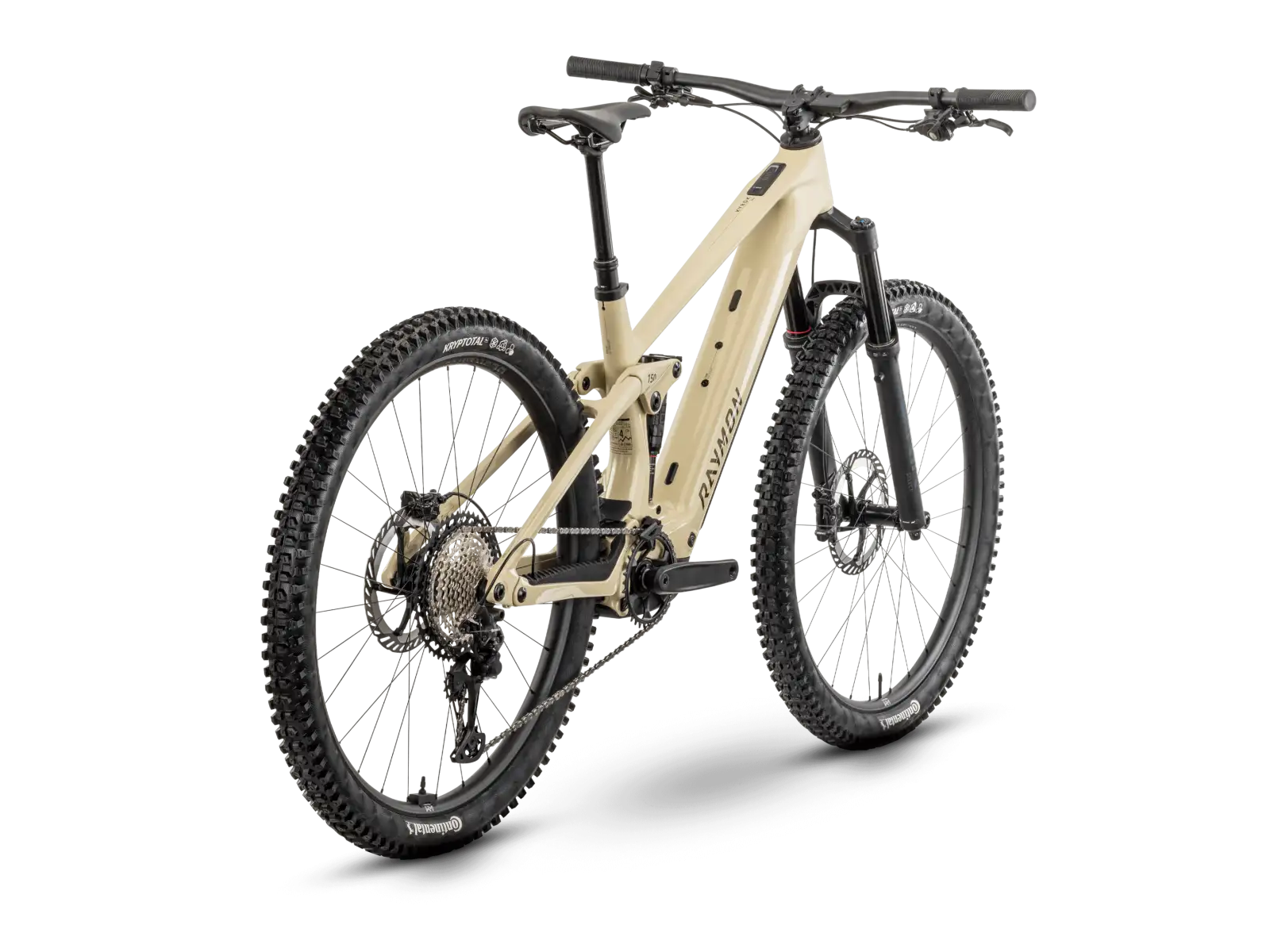 Raymon Airok Pro full-suspension e-bike Popcorn Stealth/Caramel