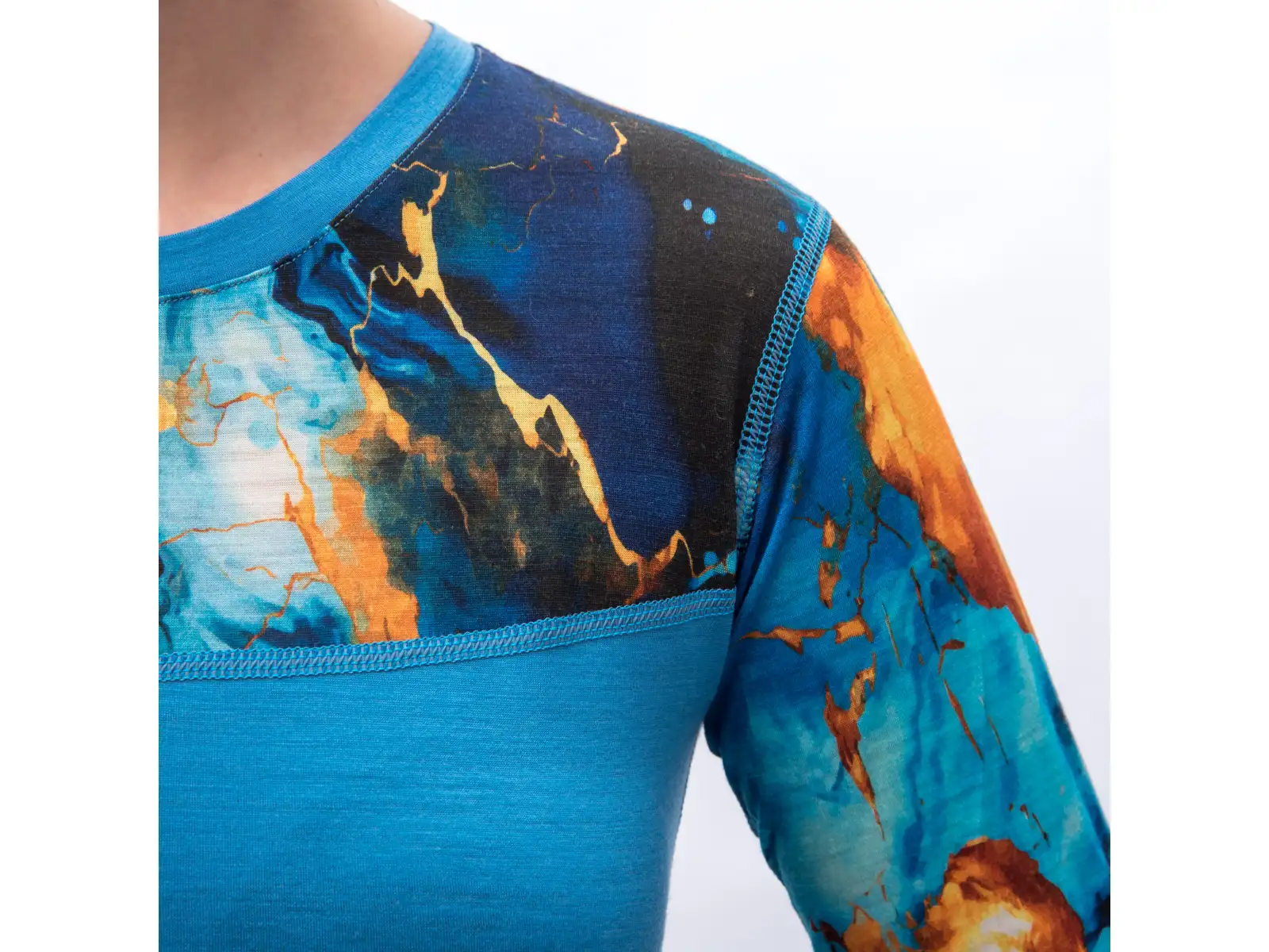 Sensor Merino Impress women's long sleeve shirt blue/universe