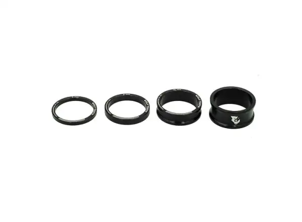Wolf Tooth spacer kit 3,5,10,15 mm for stem 1 1/8" black