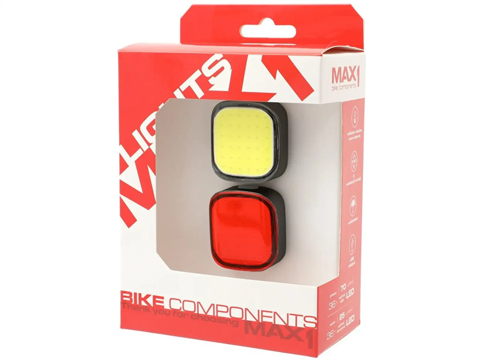 MAX1 Sirius USB black light set