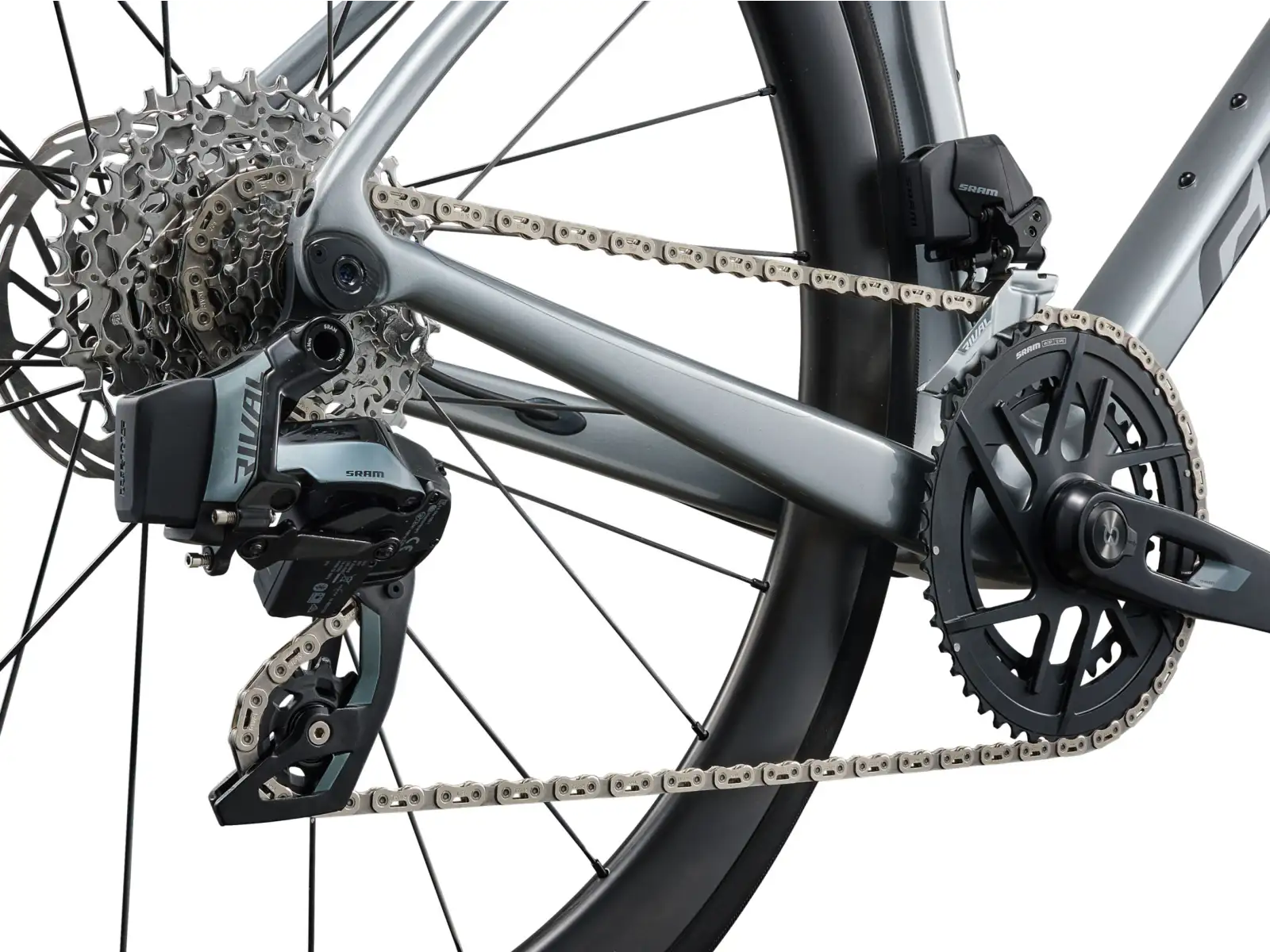 Giant TCR Advanced Pro 1 AXS road bike Tech Silver