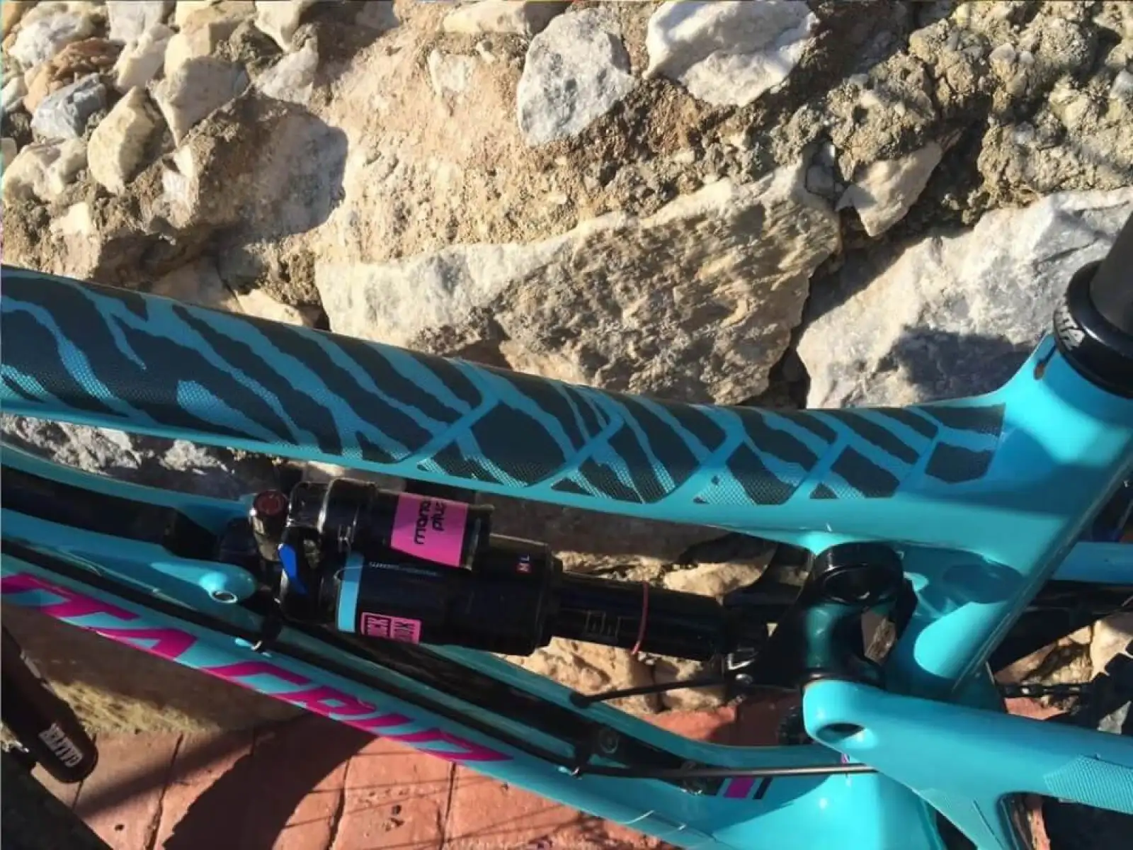 All Mountain Style frame protection stickers basic Clear/Zebra