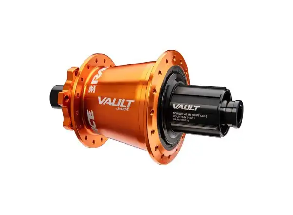 Race Face Vault Boost 424J rear hub 12x148 mm Sram XD 32 hole orange
