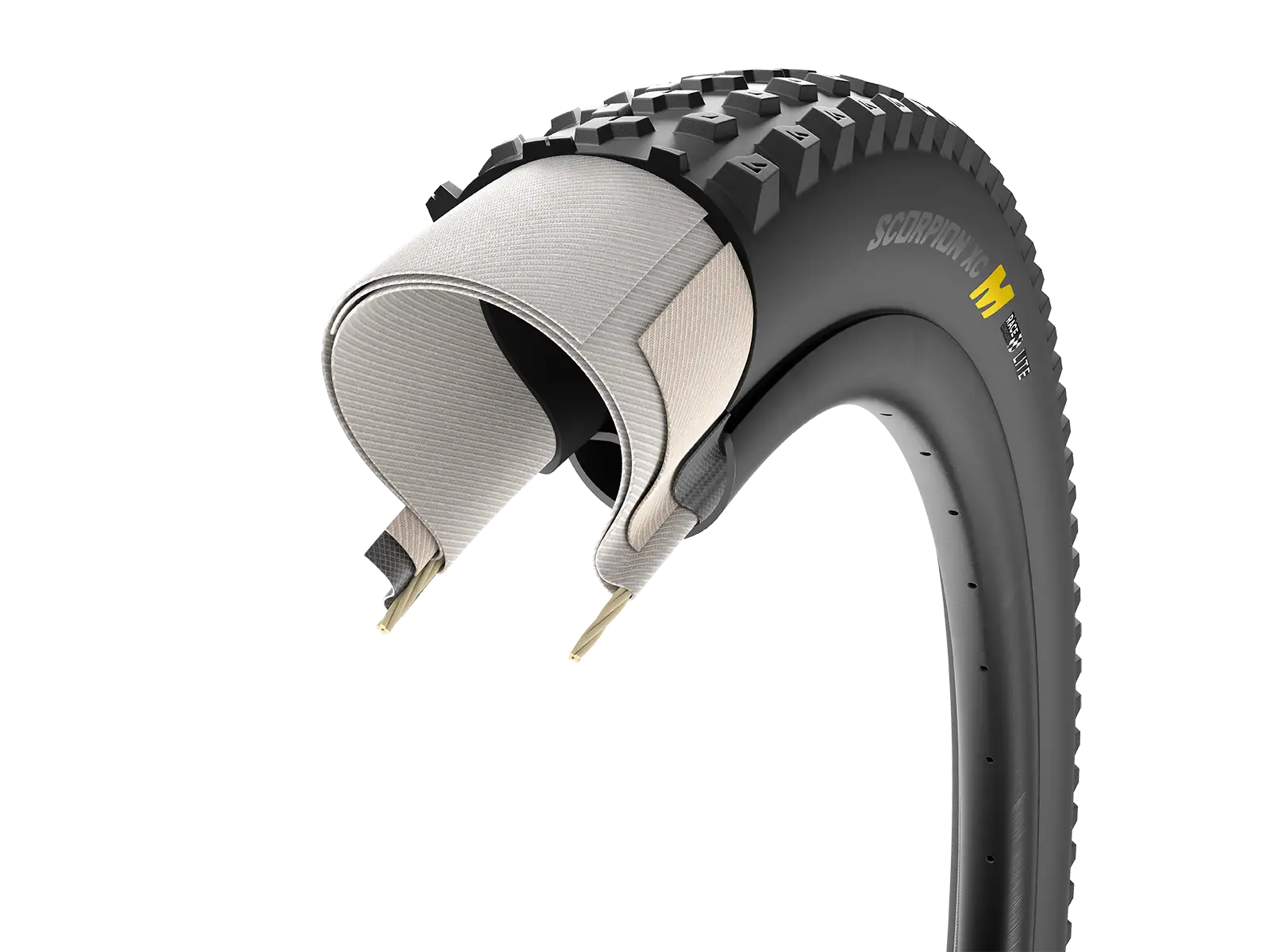 Pirelli Scorpion XC M Team Edition Lite 29x2.4" tire kevlar silver