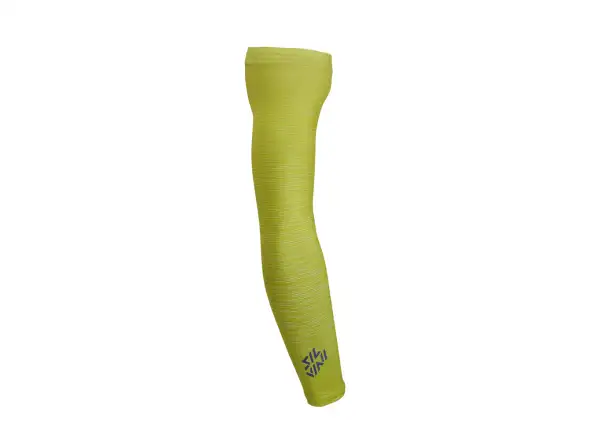 Silvini Desio arm warmers lime/blue