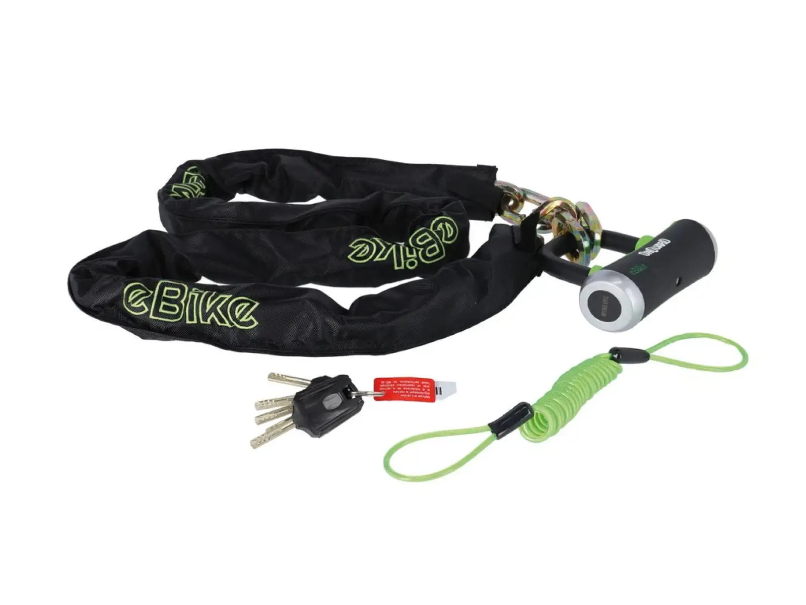 Onguard Mastiff eBike 8019EL Chain 1800x10 mm, Boxer U-Lock