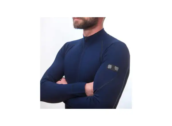 Sensor Merino Active men's long sleeve shirt Deep Blue