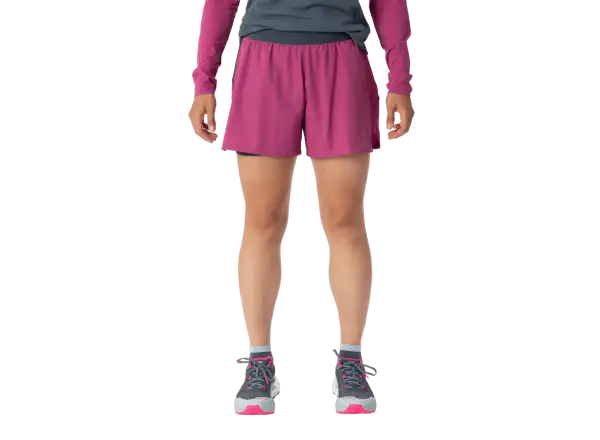 Dynafit Alpine Pro 2in1 women's running shorts Magenta