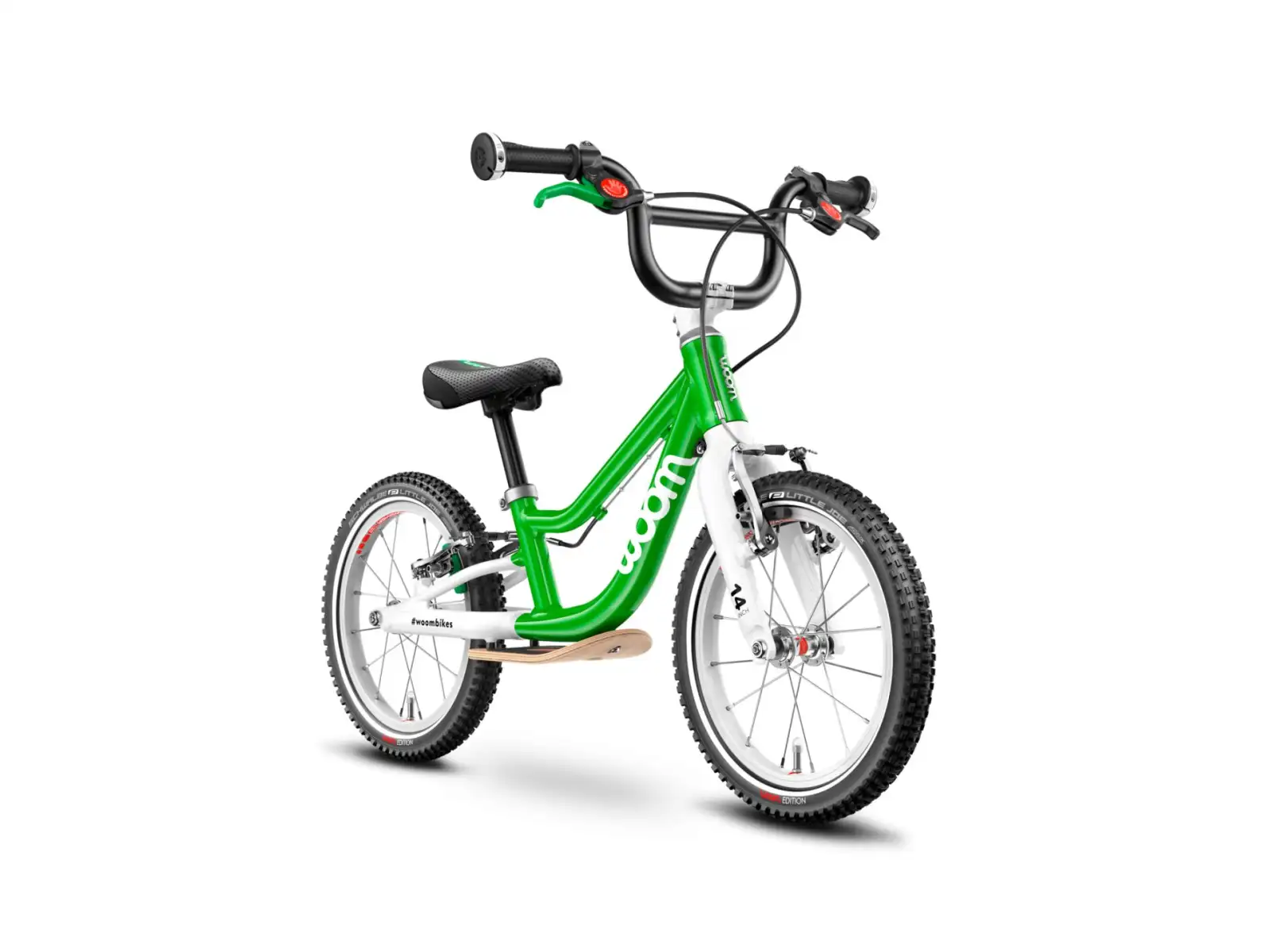 Woom 1 Plus Green 14 children's balance bike