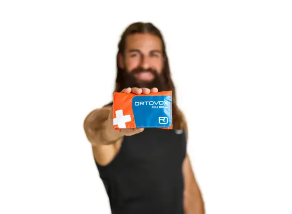 Ortovox First Aid Roll Doc Mini first aid kit Shocking Orange