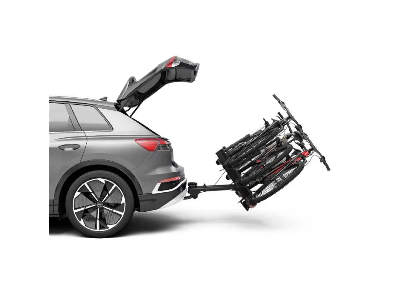 Thule Epos carrier on towbar for 3 bikes