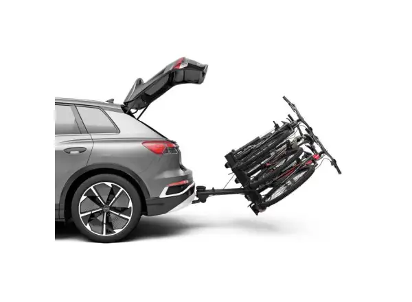 Thule Epos carrier on towbar for 3 bikes