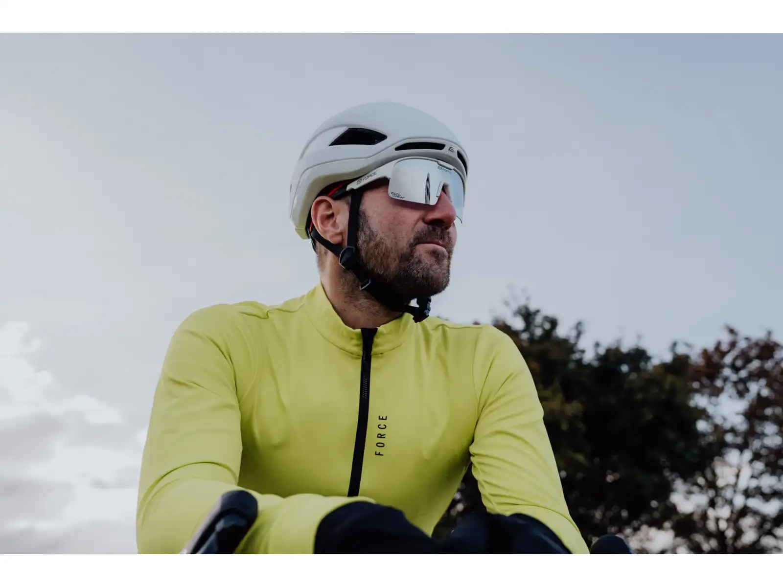 Force Spire cycling glasses white/photochromic lens