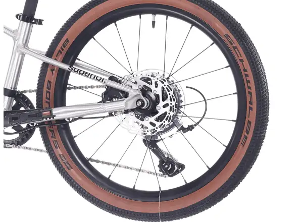 Superior TEAM 20 bike Gloss Brushed Alu / Rainbow Black 9.0"