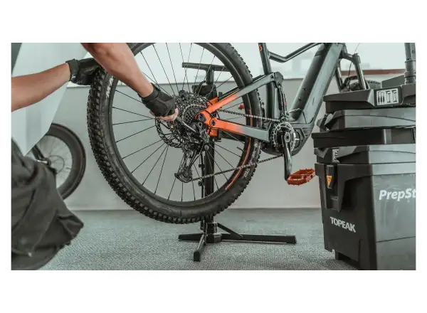 Topeak Transformer eUP workshop pump black/yellow