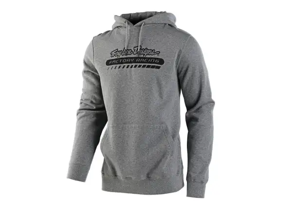 Troy Lee Designs Factory Racing hoodie heather gray
