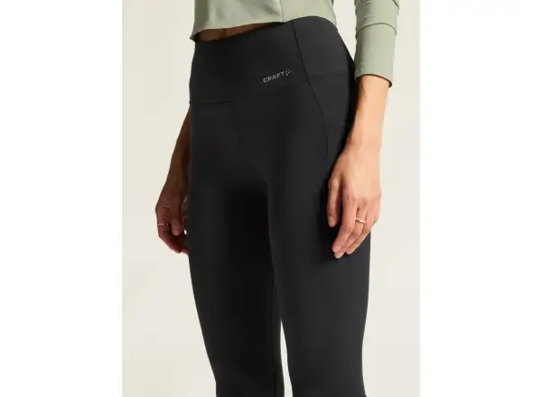 Craft Essence Capri women's 3/4 pants black