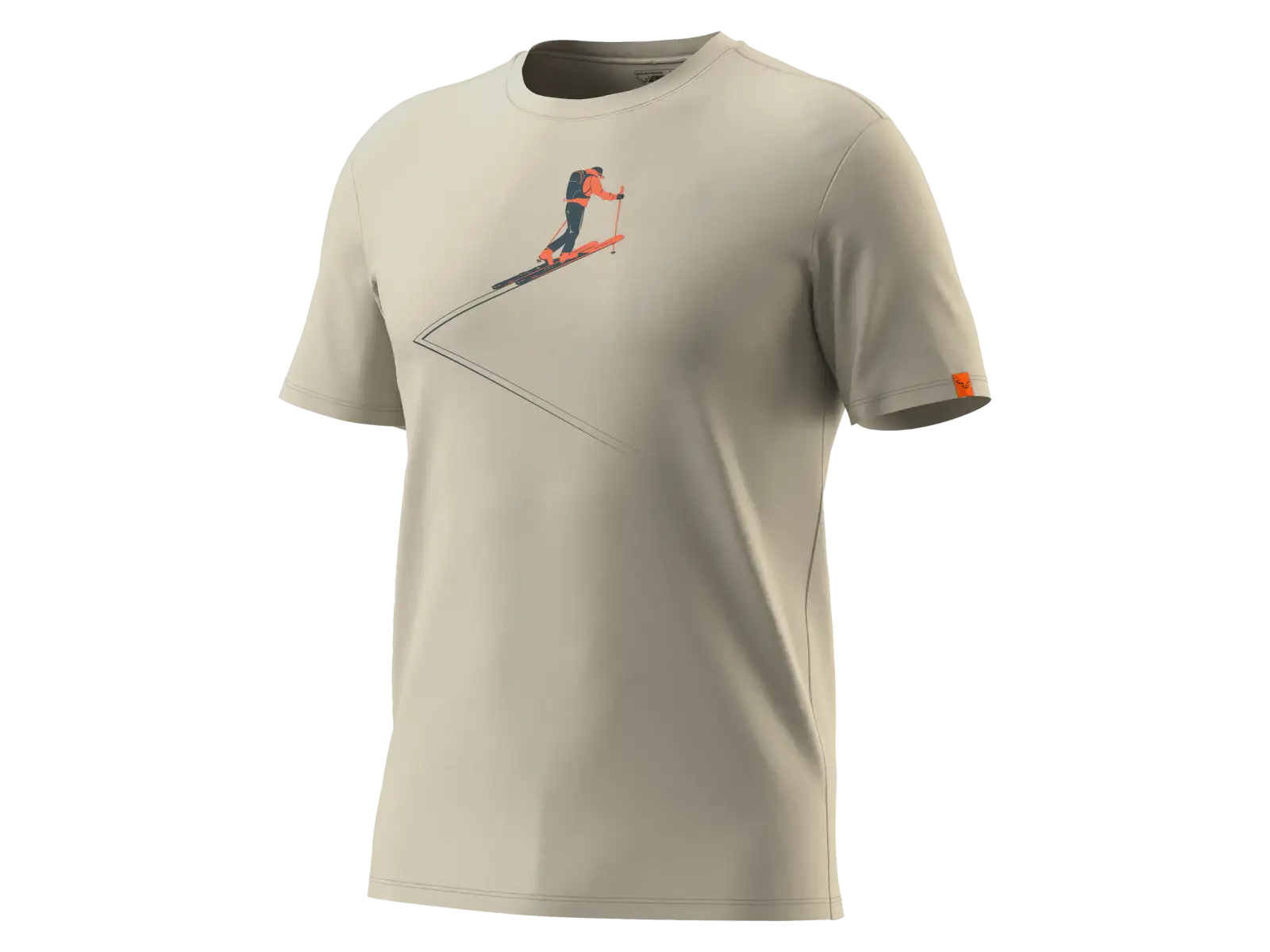 Dynafit Graphic Cotton men's T-shirt short sleeve Smoke Blue/Tabloid