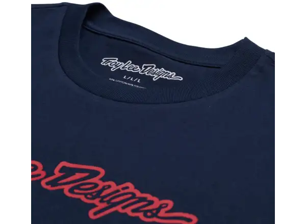 Troy Lee Designs Signature T-shirt short sleeve Navy