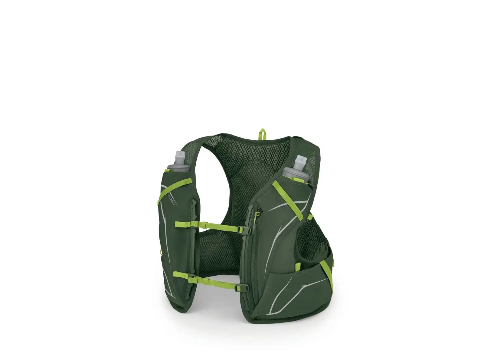 Osprey Duro 1.5 L Running Vest + 2x Hydraulics Bottle 0.5 L Seaweed Green/Limon