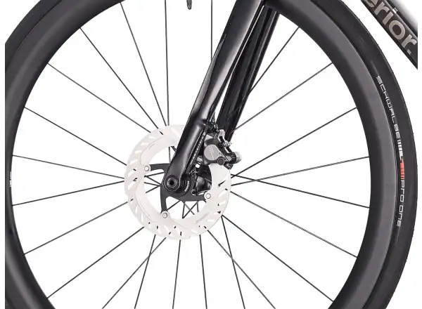 Superior RR 9.8 road bike Gloss Chrome Silver/Black Metallic