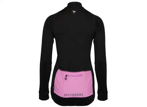 Silvini Leverona women's jersey long sleeve Black/Blush