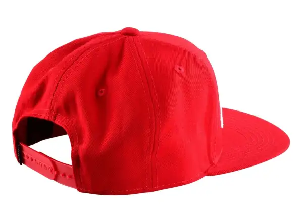 Troy Lee Designs Signature Snapback Cap Red/White