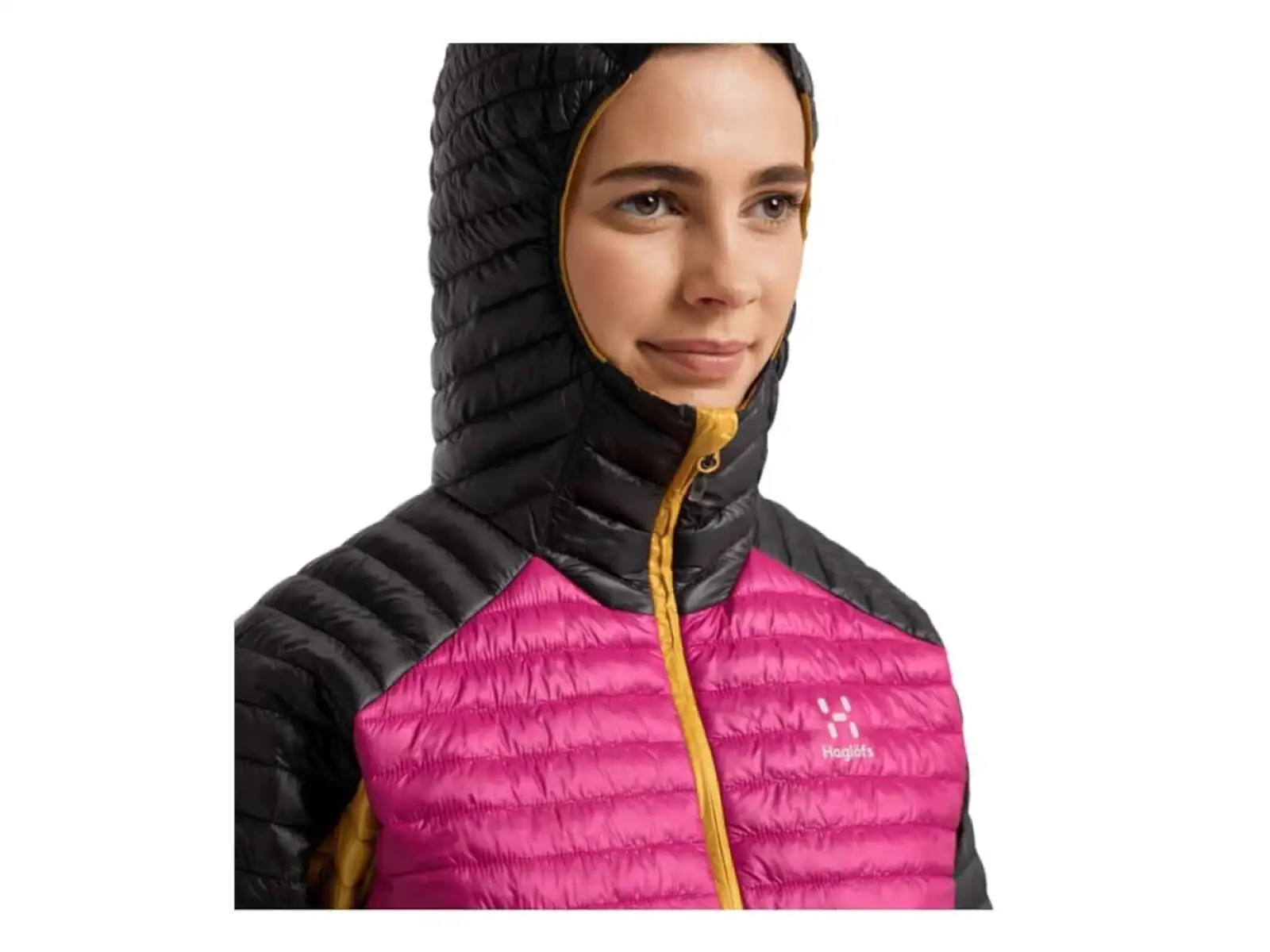 Haglöfs L.I.M Mimic W women's jacket yellow/pink