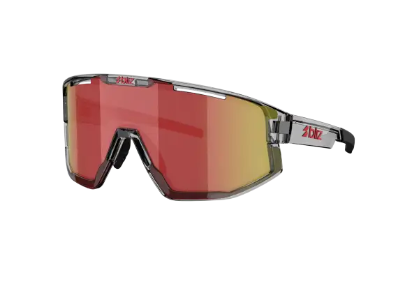Bliz Fusion sunglasses Transparent Dark Grey/Brow Red Multi