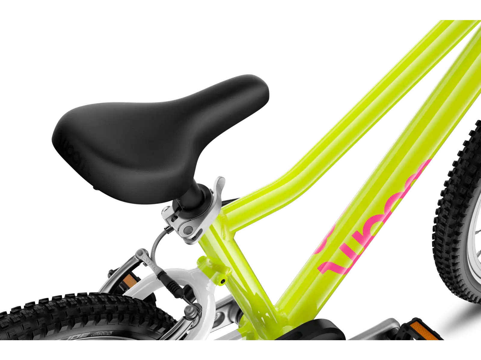 Woom GO 3 Automagic kids bike neon lime