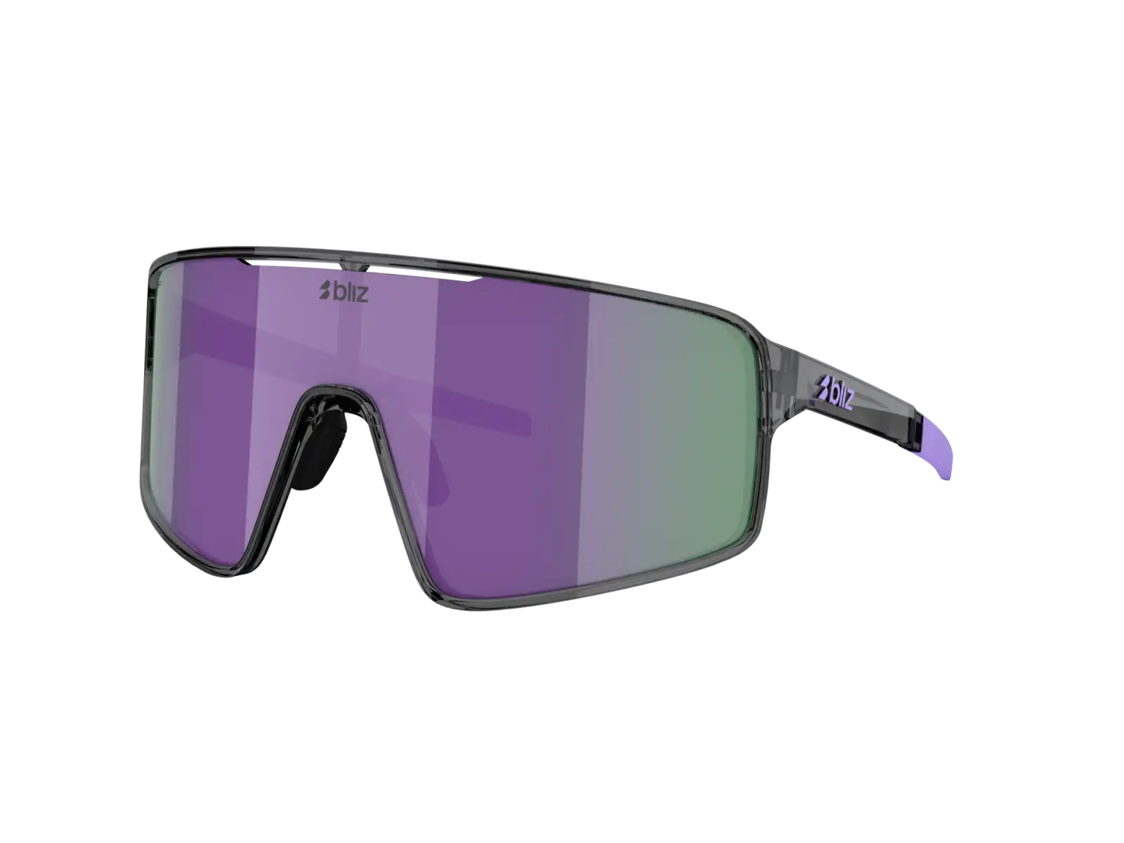 Bliz P001s sunglasses Crystal Black/Grey Purple Multi