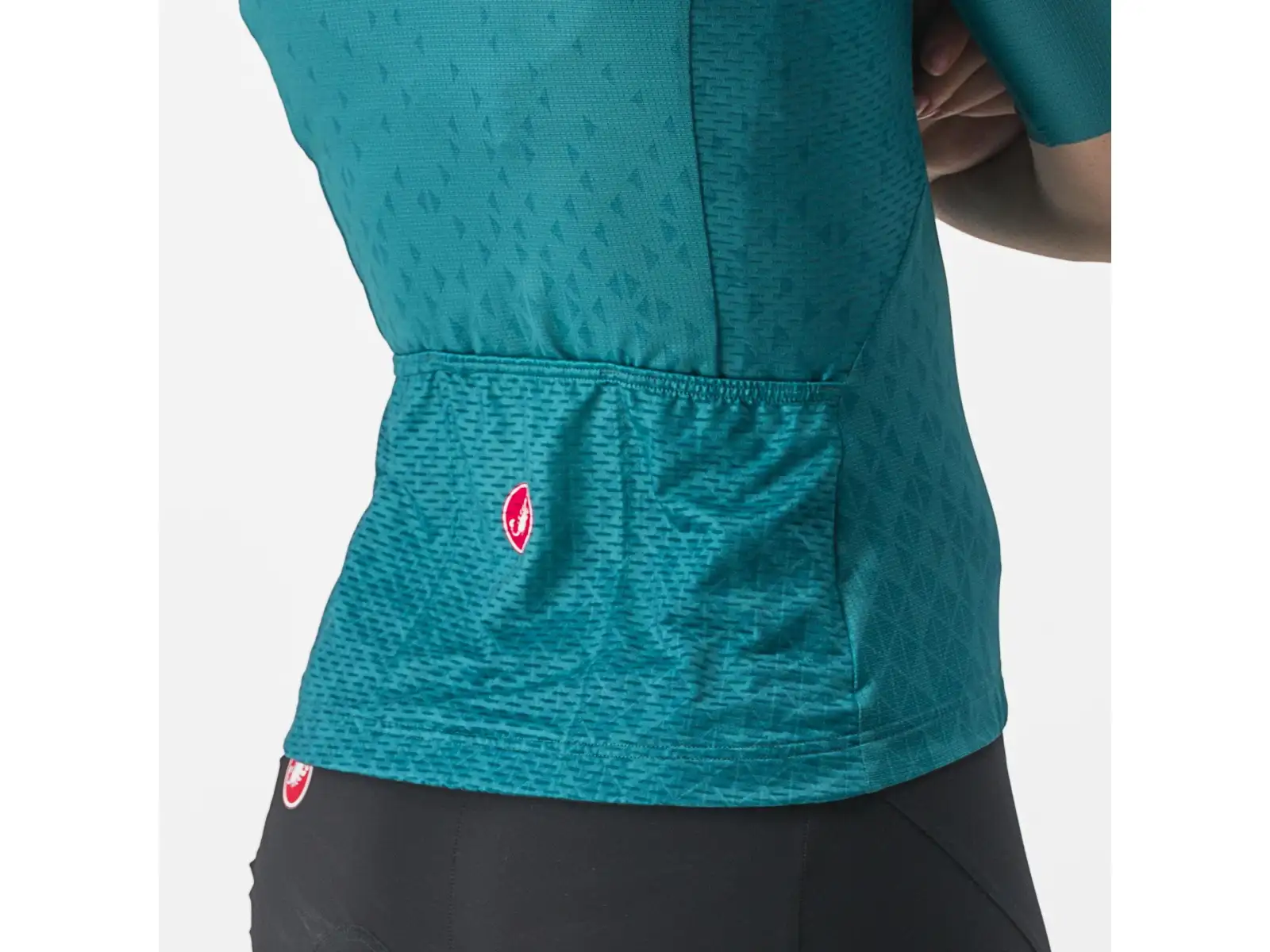 Castelli Pezzi women's jersey short sleeve Quetzal Green