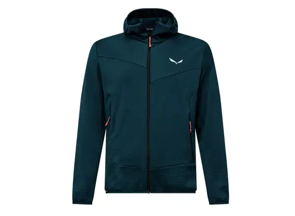 Salewa Puez Altavia Polarlite Hooded men's hoodie Pond Blue