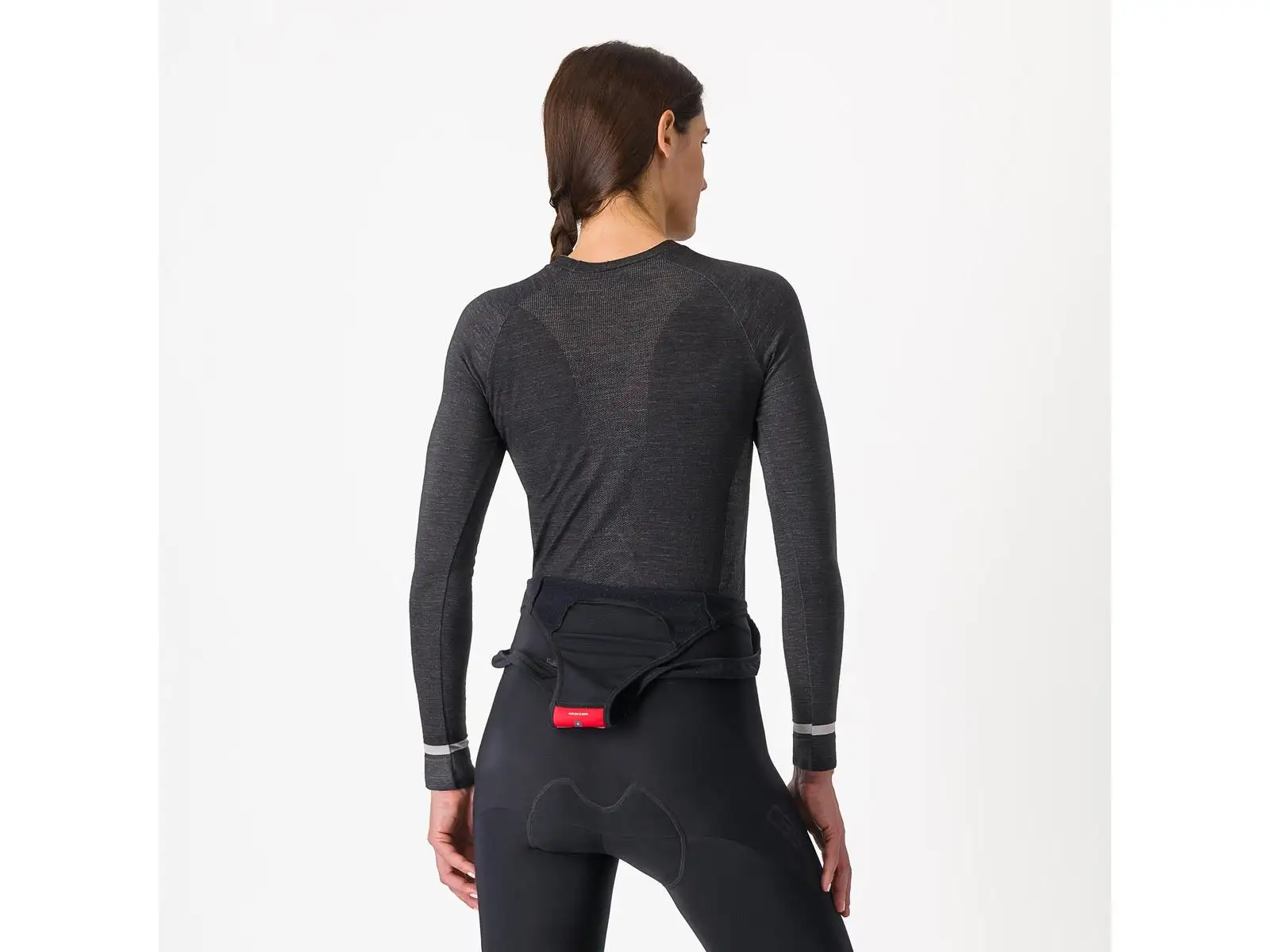 Castelli Merino women's base layer long sleeve Black