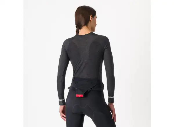 Castelli Merino women's base layer long sleeve Black