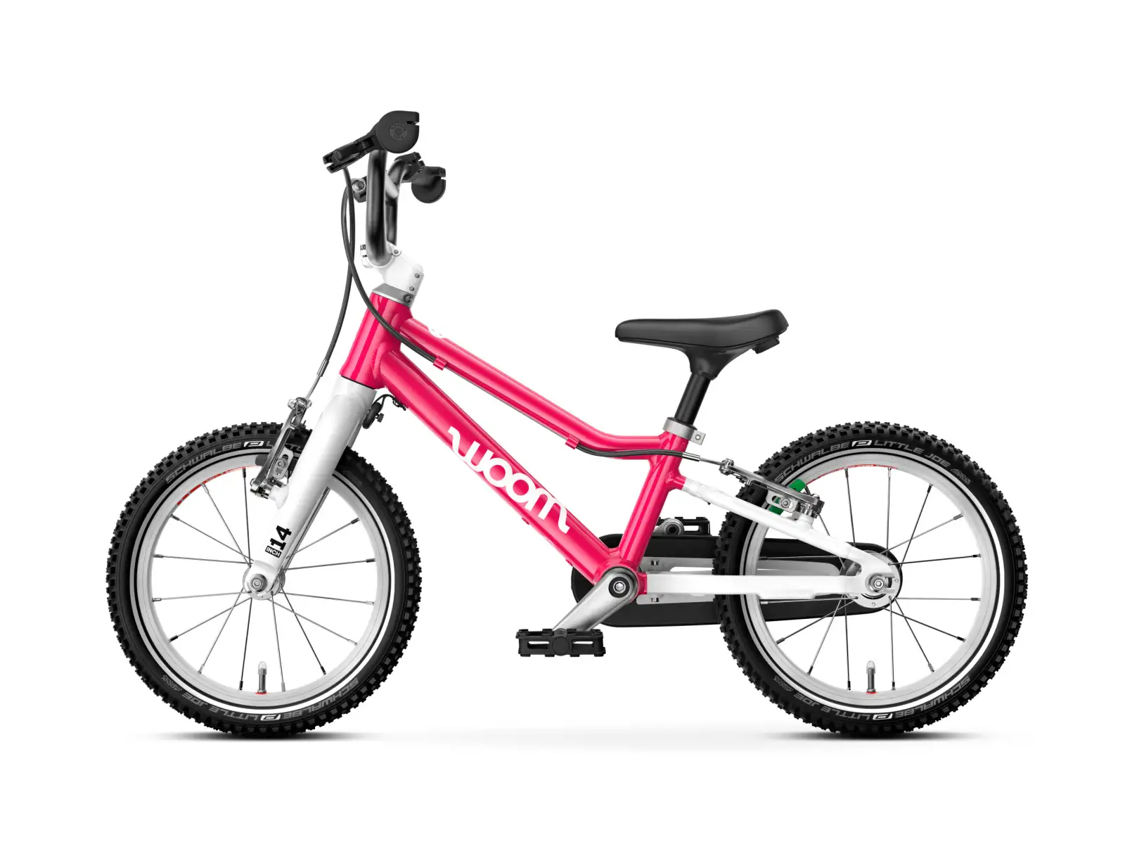Woom GO 2 children's bike 14" Hot Pink
