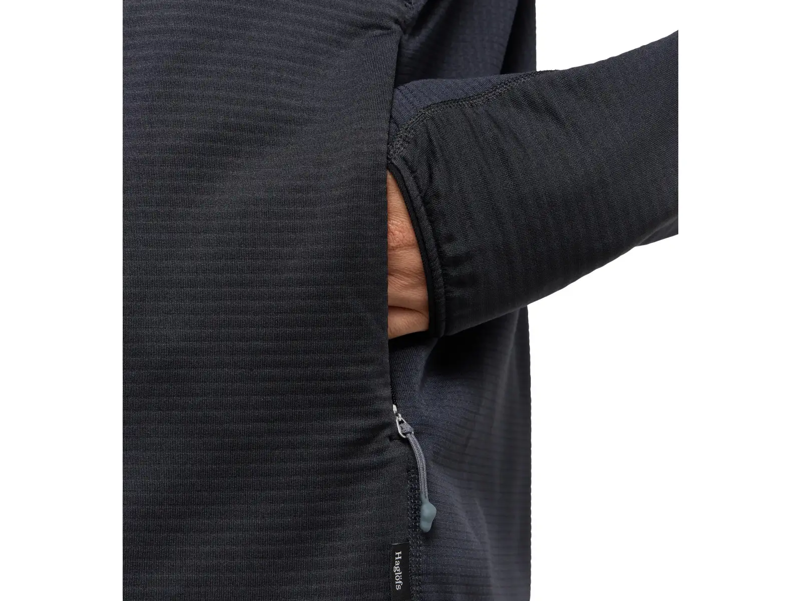 Haglöfs L.I.M Mid Multi Hood men's sweatshirt True Black