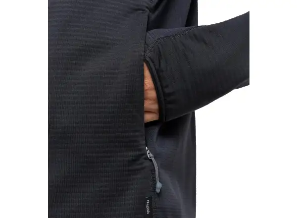 Haglöfs L.I.M Mid Multi Hood men's sweatshirt True Black