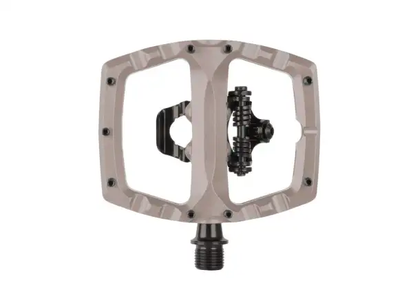 X-pedo Ambix single-sided clipless pedals silver
