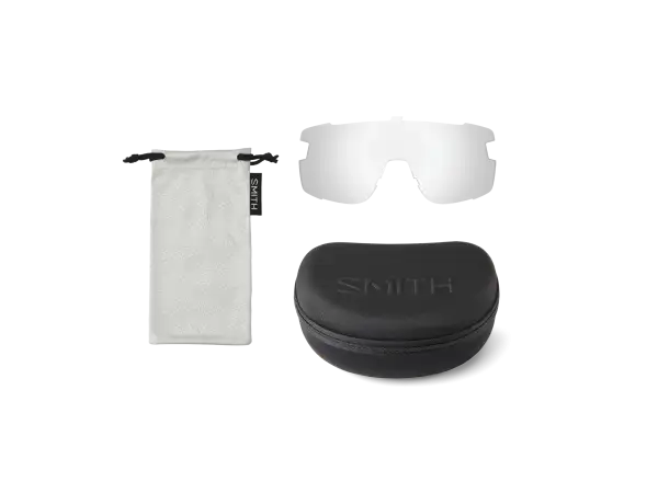 Smith Wildcat cycling glasses Matte Black/ChromaPop Photochromic Clear To Gray