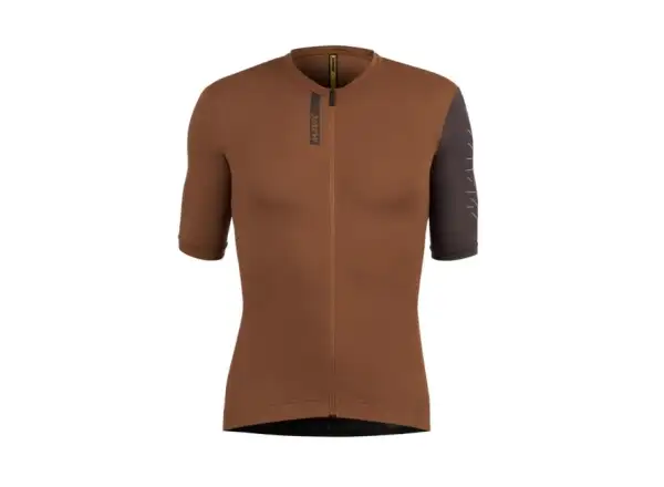 Mavic Essential men's short sleeve jersey Bronze Carbone