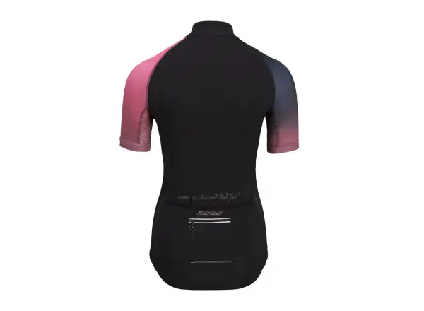 Silvini Mazzana women's jersey short sleeve Black/Fuchsia