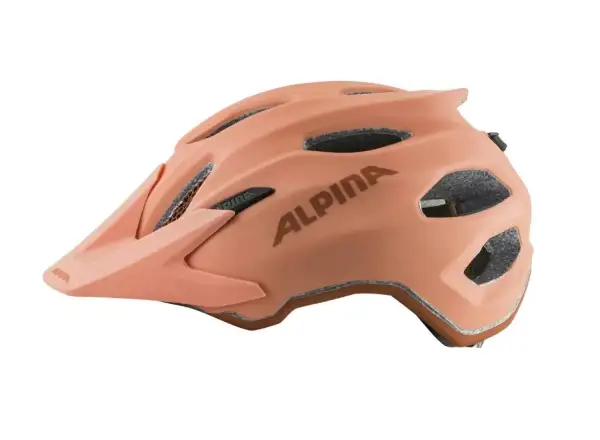 Alpina Carapax JR. kids helmet Peach Matt