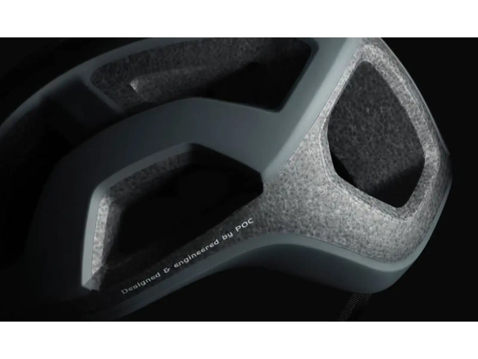 POC Ventral Lite helmet Uranium Black/Hydrogen White Matt