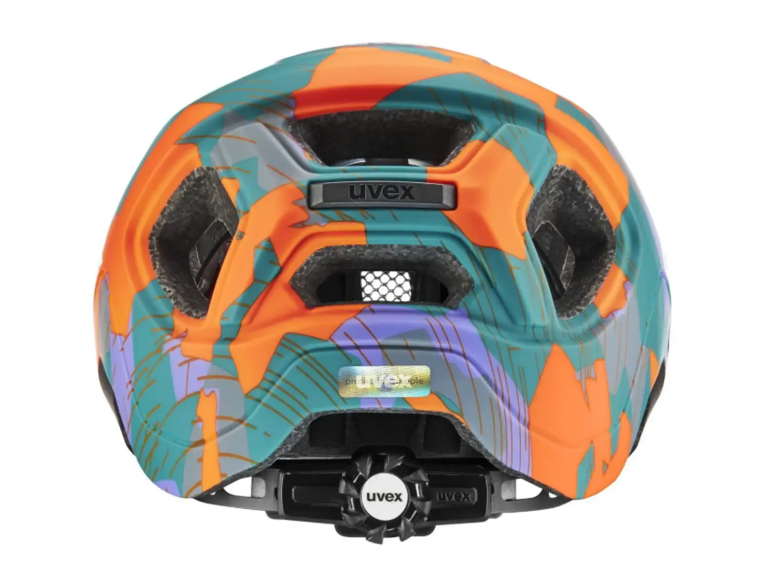 Uvex React Jr. children's helmet Papaya/Camo Matt
