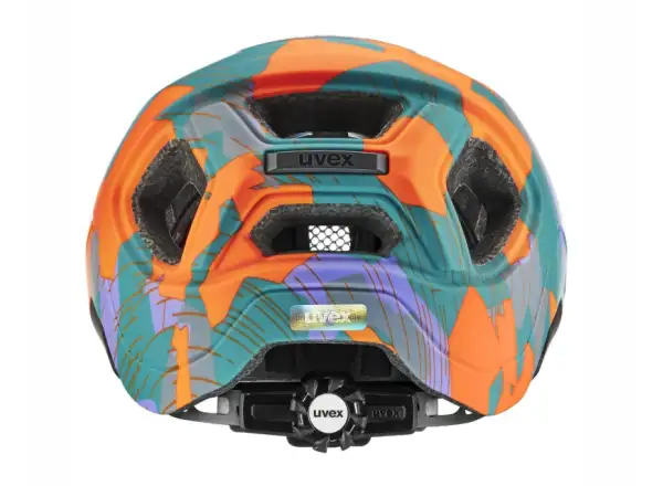 Uvex React Jr. children's helmet Papaya/Camo Matt