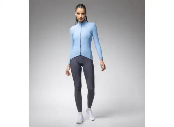 Alé R-EV1 Warm Race 2.0 women's insulated jersey long sleeve Sky Blue