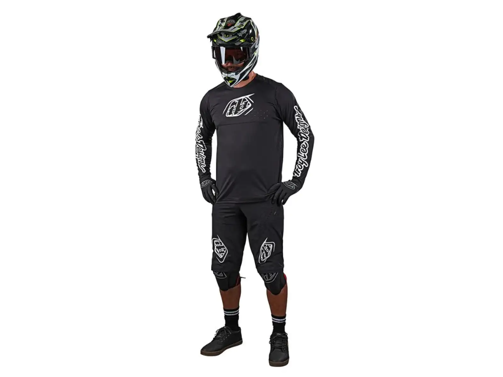 Troy Lee Designs Sprint men's jersey long sleeve Icon Black